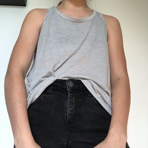 Striped Athletic Tank Top
